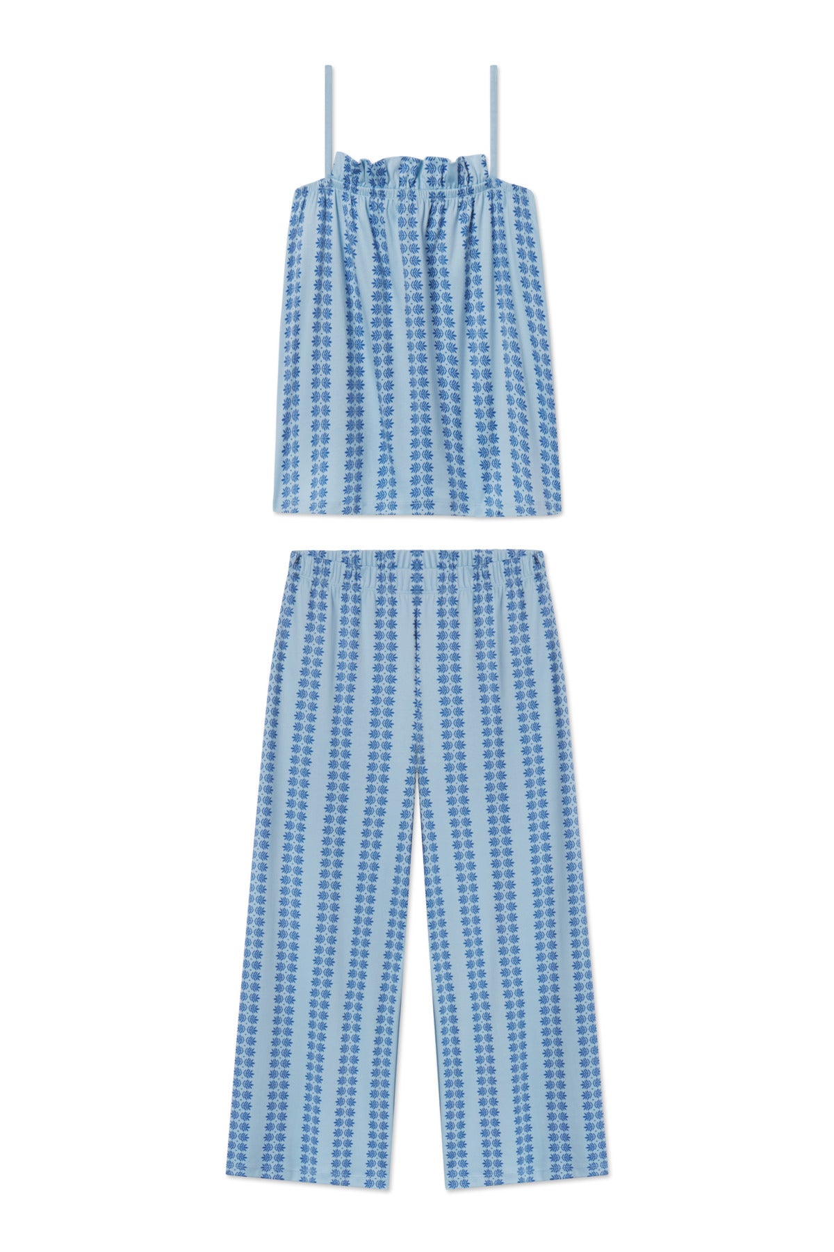 French Blue Trellis