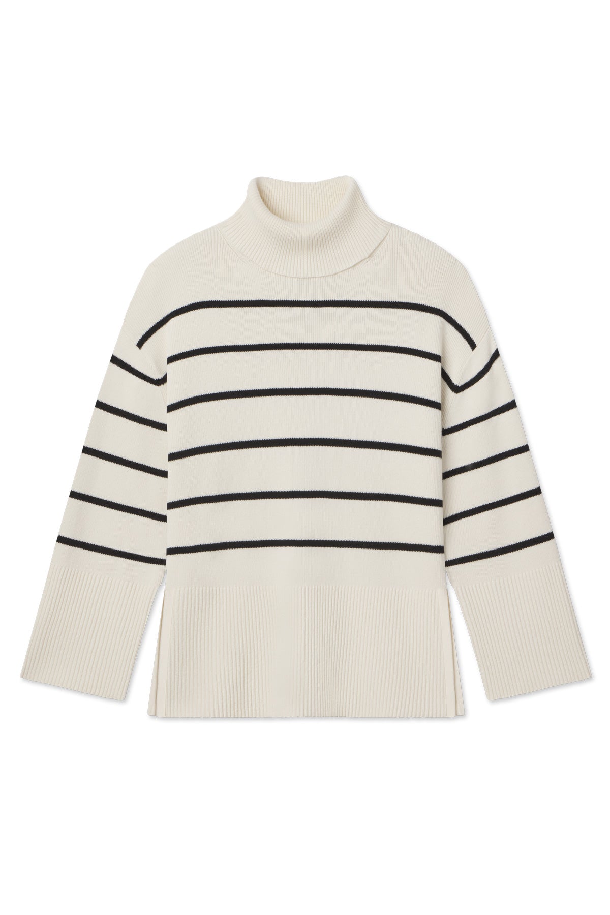 Ivory Black Stripe